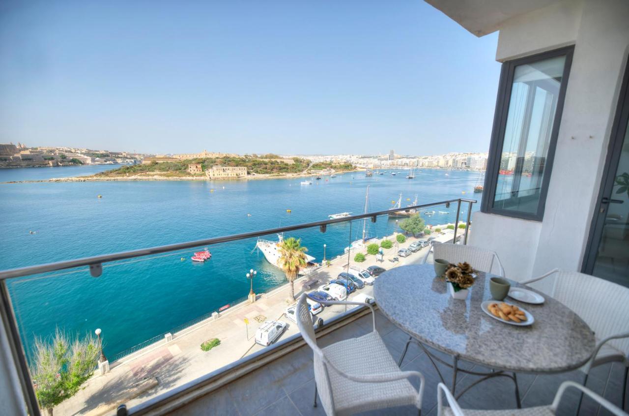 Bright And Spacious 3 Bedroom Apartment With Breathtaking Views - Goslm-5 Sliema Exteriér fotografie